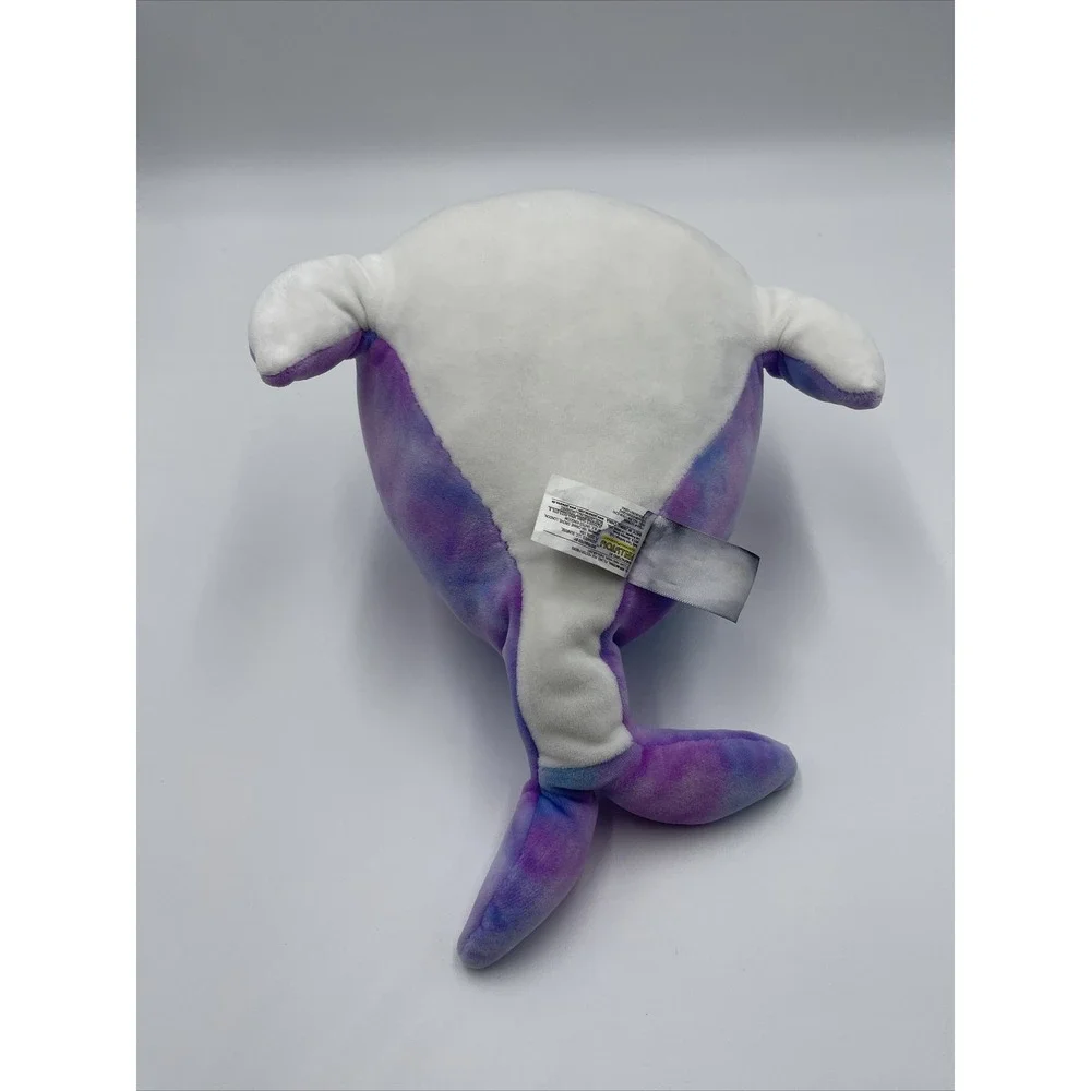Squishmallows Hallie Narwhal Tie Dye Plush 8‎ inch
